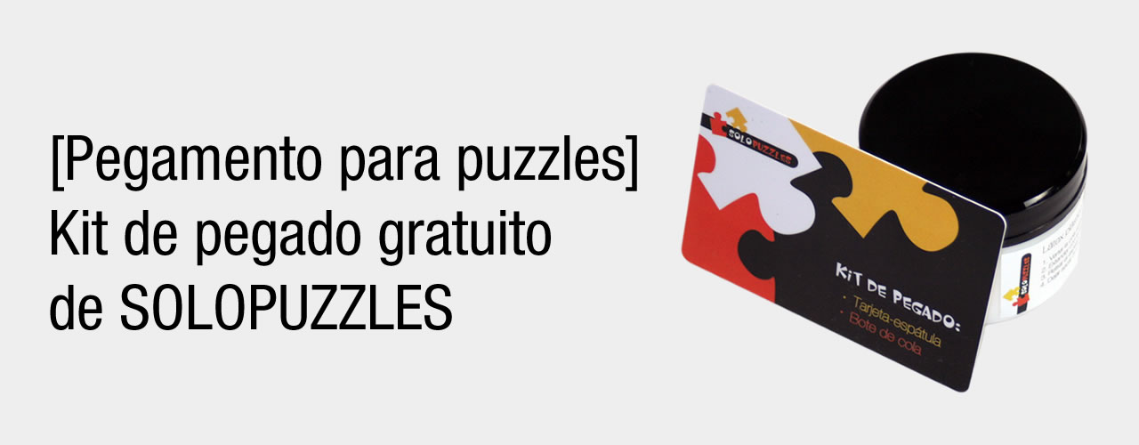 Cómo pegar puzzle con cola especial