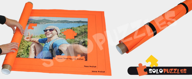 Cómo usar el puzzle roll la tela enrollable para guardar puzzles 