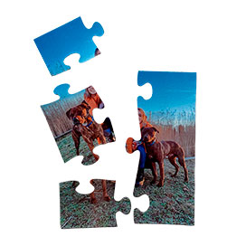 Detalle de Puzzle personalizado magnético de 6 piezas