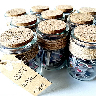 Detalle de la caja personalizada