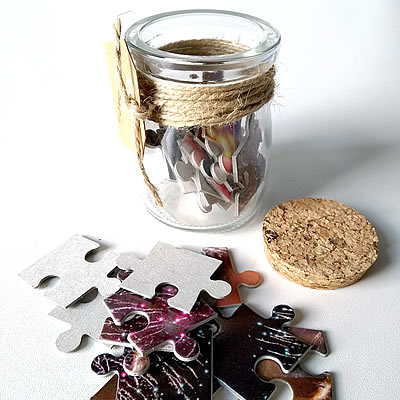 Detalle del kit de pegado de regalo